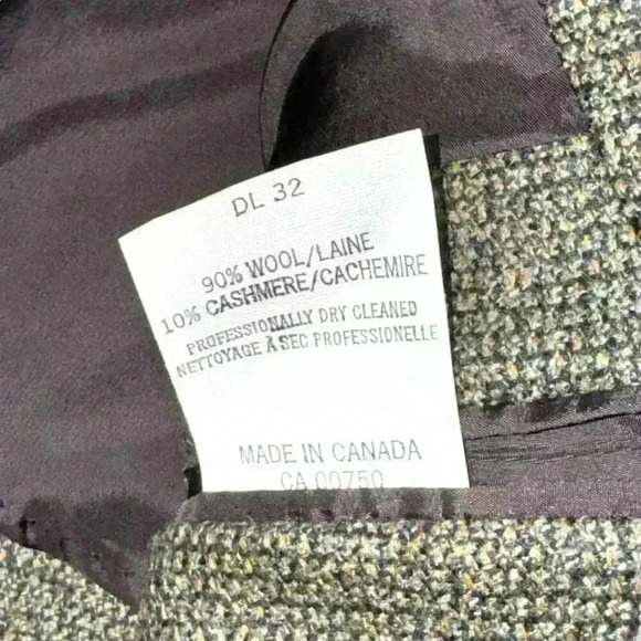 Ermenegildo Zegna Sport Coat Blazer Wool Cashmere Regular Size 42 Tan Formal VTG - Picture 7 of 13